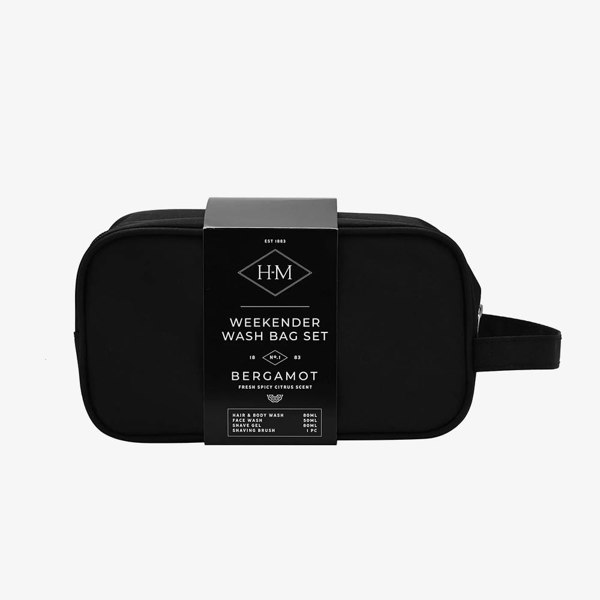 T. H. Baker Harvey Makin Mens Wash Bag Gift Set HM2559