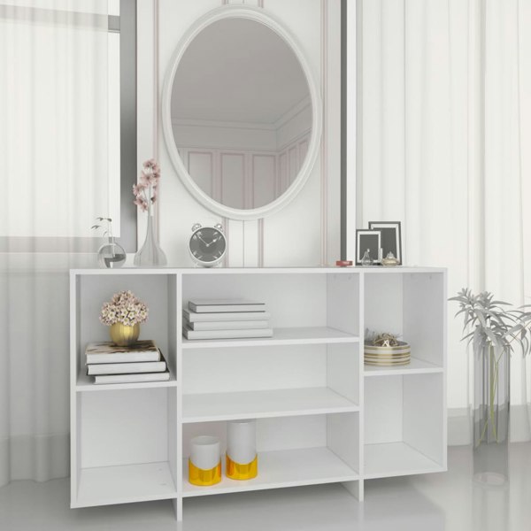 Berkfield Sideboard White 120x30x75 cm Engineered Wood