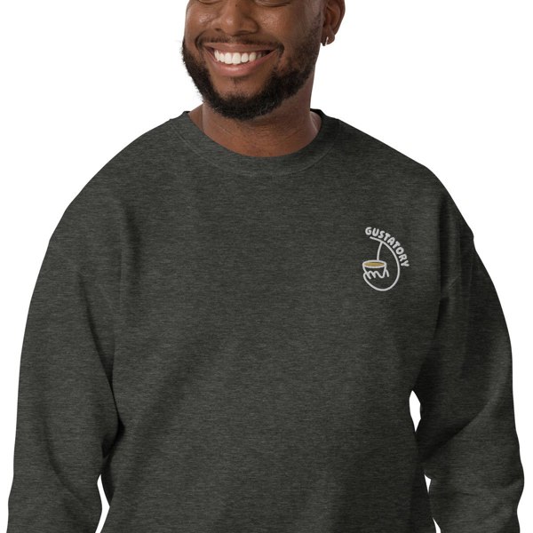 ANCHOR & CREW x GUSTATORY Coffee Alchemist Cotton Blend Embroidered Sweatshirt