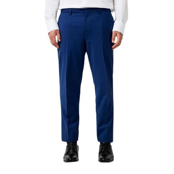 Hugo Mens Hesten Slim Business Suit Trousers - Black - 
