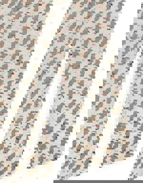 Pusheen Womens Off-White Pusheen The Cat Short Sleeve Long Leg Pyjama Set