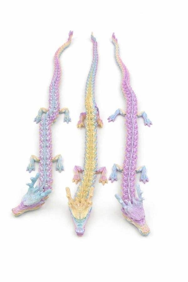 Dyzi Moveable Jointed Dragon Figure 30cm Flexible Poseable Model