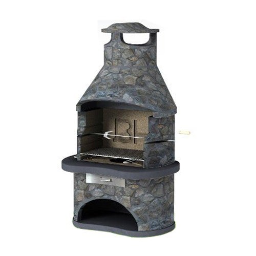 Callow Tampere Dark Slate Masonry BBQ - Charcoal