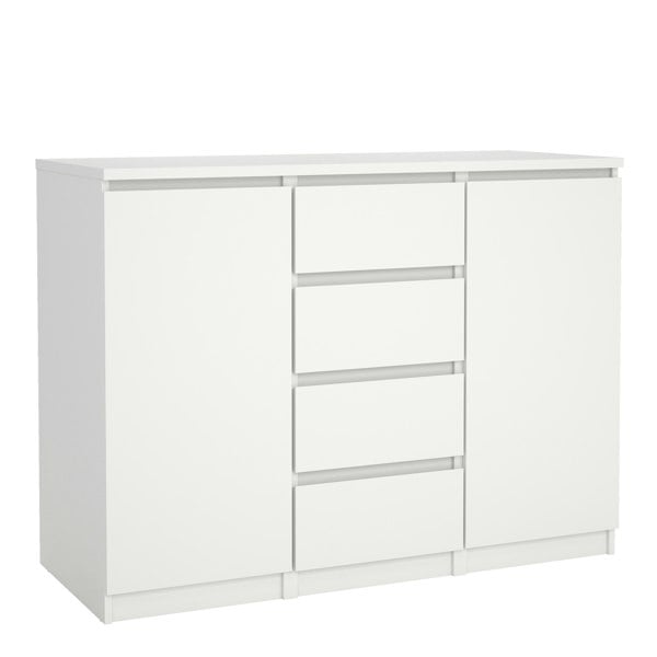 Furniture To Go Naia Sideboard 4 Drawers 2 Doors in White
