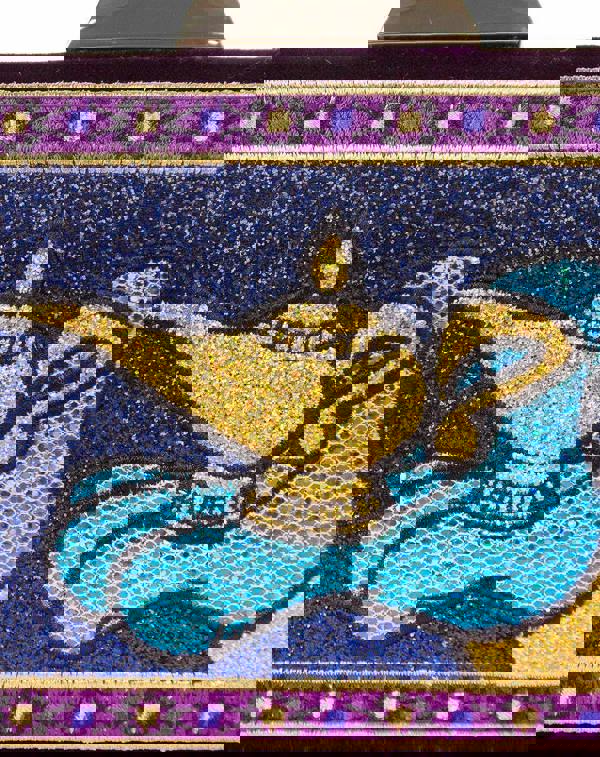 Vanilla Underground Danielle Nicole Unisex Black Genie Lamp Clutch Bag (One Size)