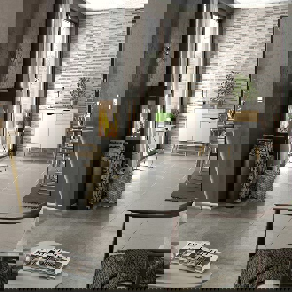 Furniture To Go Oslo Sideboard - Small - 1 Drawer 2 Doors in White and Oak