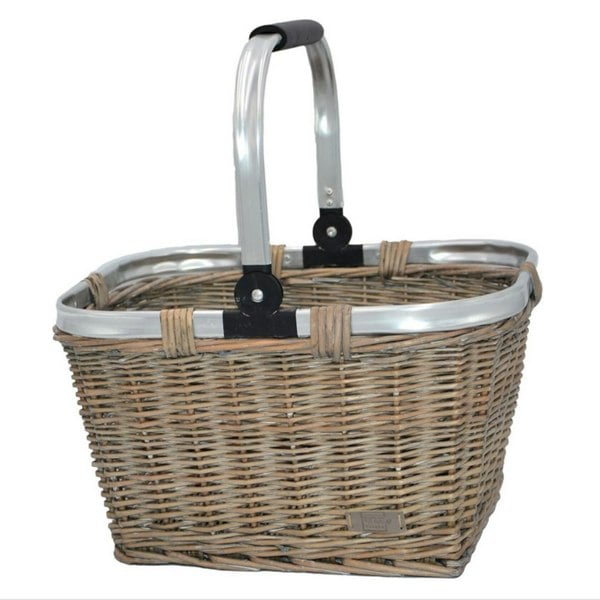 Folding Aluminium  Handle Shopping Basket