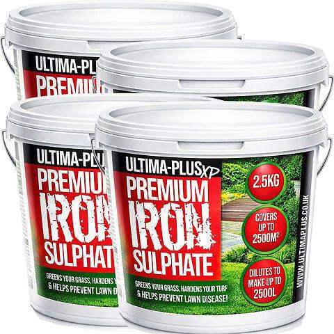 Ultima Plus XP ULTIMA-PLUS XP Premium Iron Sulphate - Greens Grass and Hardens Turf Makes up to 1000L & Covers up to 1000m2(10kg)