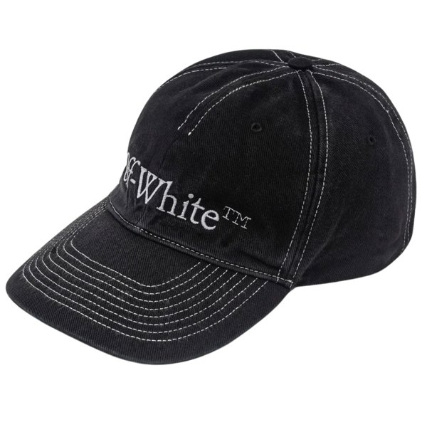 Off White Bookish Ow Baseball Cap - Black