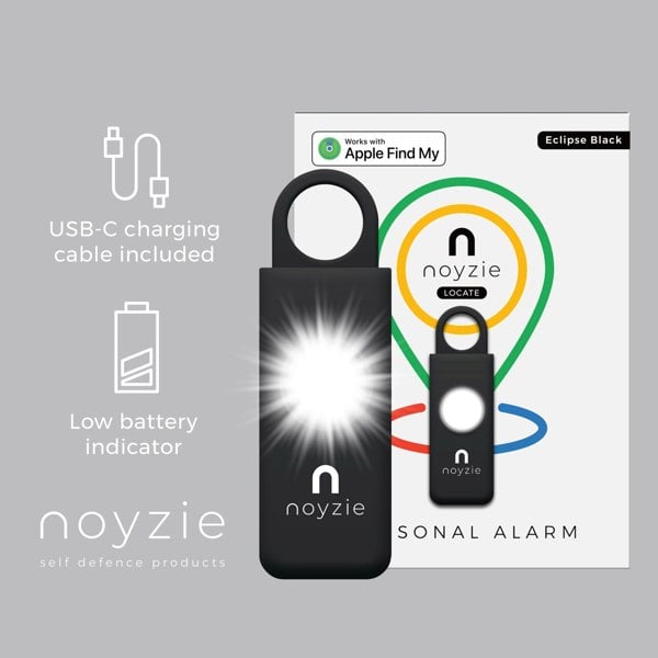 Noyzie LOCATE Rechargeable 130db GPS Tracker Personal Safety Alarm Siren