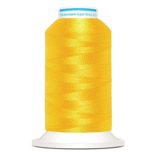 Gutermann Super Brite Polyester 40 Embroidery Thread 1000m Polyester Thread Suitable For Embroidery