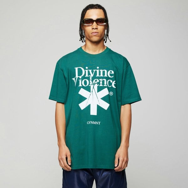 GVNMNT Clothing Co Divine Violence Tee - Jade