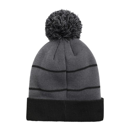Animal Dylan Pom Pom Recycled Skiing Beanie - Charcoal
