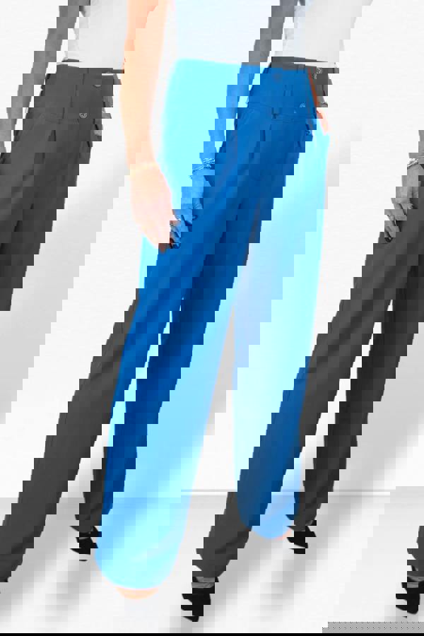 Paulo Due Women's Tailored Wide Leg Office Trousers