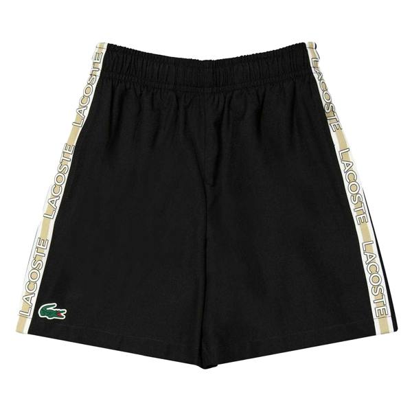 Lacoste Unisex Adult Bermuda Relaxed Fit Sport Shorts - Black - 