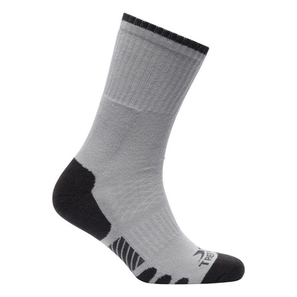 Trespass Unisex Adult Coman Trekking Socks - Platinum - 