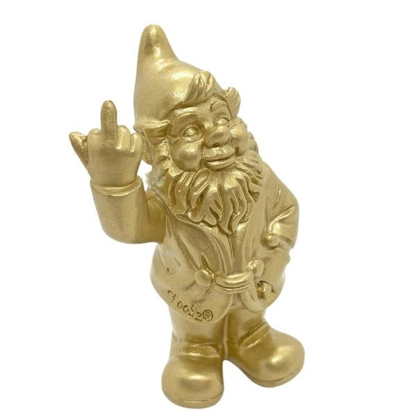Stoobz Set 4 Middle Finger Gnomes Rude F**k You Ornaments