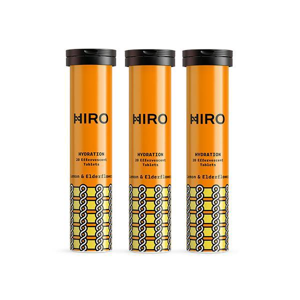 HIRO Hydration - Lemon & Elderflower Triple Pack