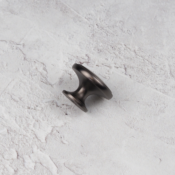 Handle & Home Gun Metal Grey Cup Handle & Matching Knobs