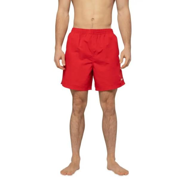 Zoggs Penrith 17’’ hot red swim trunks with white logo, nylon spandex
