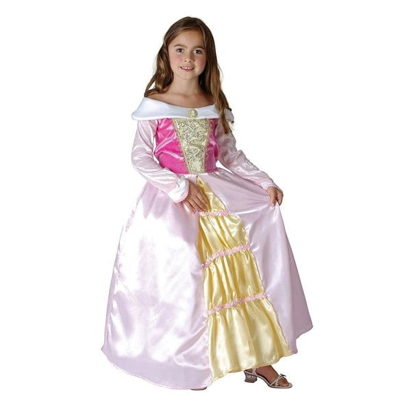 Bristol Novelty Childrens/Girls Sleeping Princess Costume - Pink/Gold