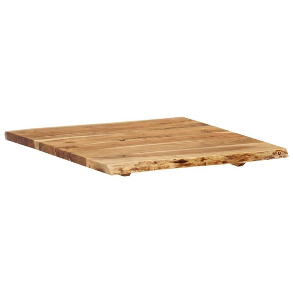 Berkfield Table Top Solid Acacia Wood 58x(50-60)x2.5 cm