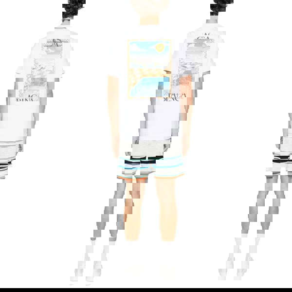 Casablanca Surreal Pool White T-Shirt