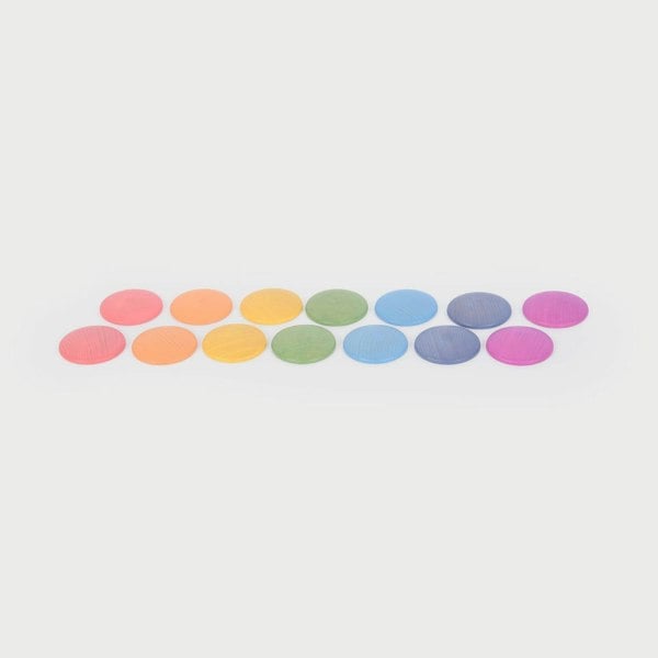 tickit Rainbow Wooden Discs