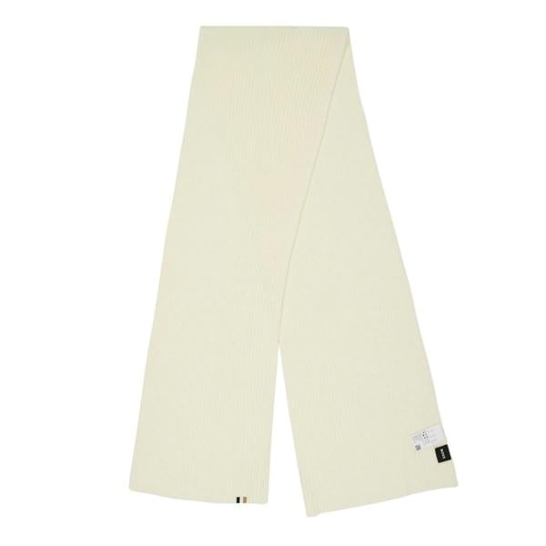 Boss Unisex Adult Lyarana Ribbed Scarf - White - 