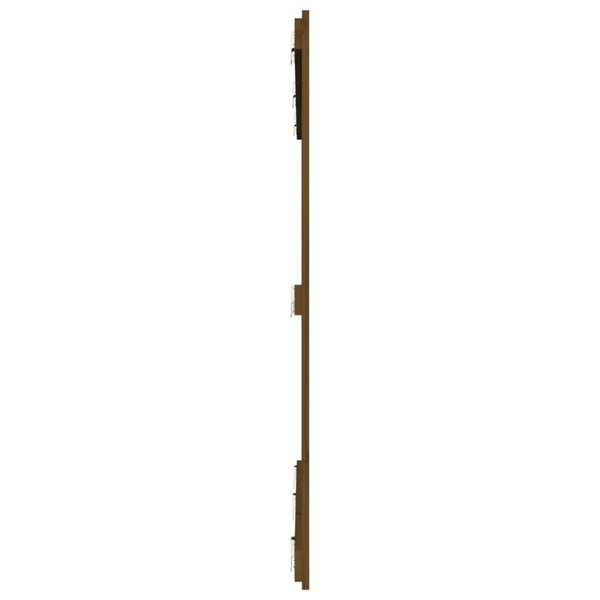 Berkfield Wall Headboard Honey Brown 159.5x3x110 cm Solid Wood Pine