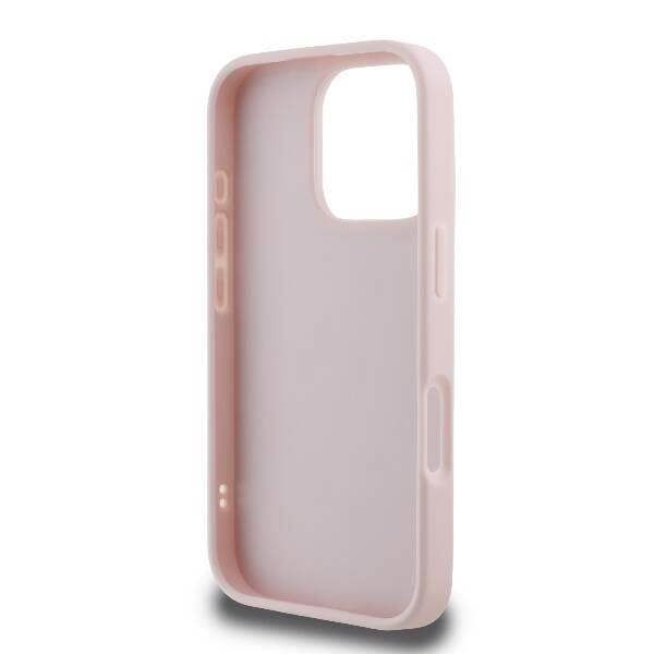 Karl Lagerfeld Quilted Signature Case for iPhone 16 Pro 6.3" Pink - KLHCP16LPQDSMGP