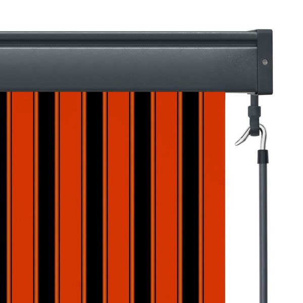 Berkfield Outdoor Roller Blind 60x250 cm Orange and Brown