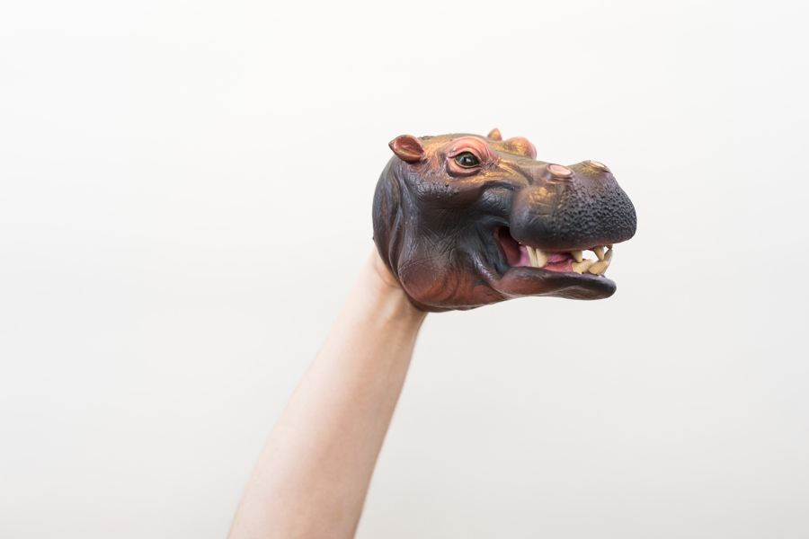 Wildthings Wild Thingz Hippo Hand Puppet