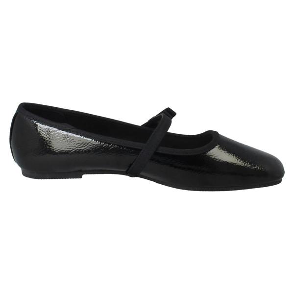 Savannah Ladies Savannah Slip On Elastic Strap Bow Detailed Mary Jane Shoes F80567