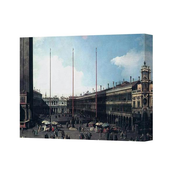 Benjamin Tate Design Canvas 1927 Historic Plaza Architecture Wall Art Print