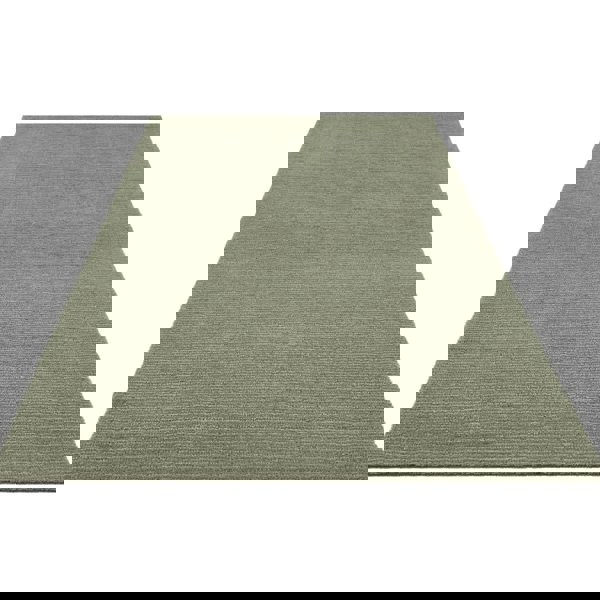 Supersoft Unicolor Short-Pile Green Rug