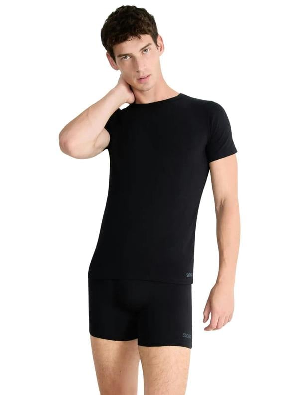 SloggiT-Shirts 2 - packGo ABC 2.0 2 - Pack Crew - Neck T-Shirts, BlackBoxers & Briefs
