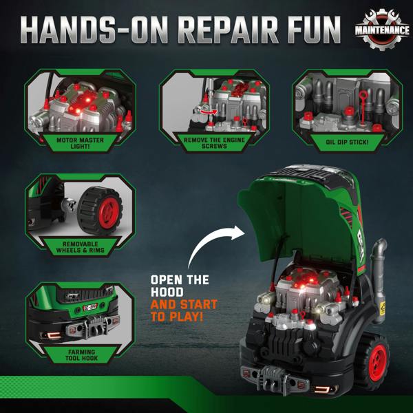 Kids Truck Engine Toy Set