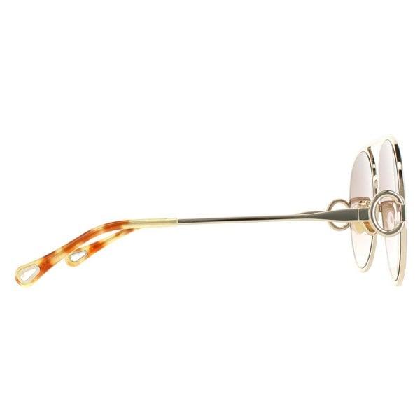 Chloe Sunglasses CH0145S 003 Gold Blue Brown Gradient