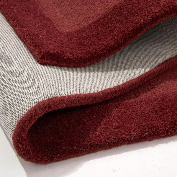 Origins Stacked Border Wine Red