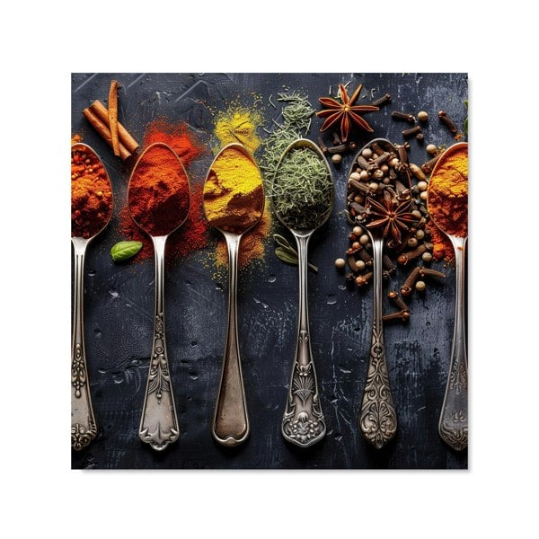 Warren Reed - Designer Herbs & Spices: Gastronomic Canvas Kitchen Splashback