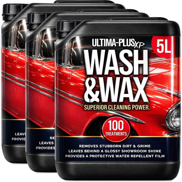 Ultima Plus XP Ultima-Plus XP Wash and Wax Car Shampoo - Removes Dirt, Grime and Stains & Leaves a Showroom Shine 15L