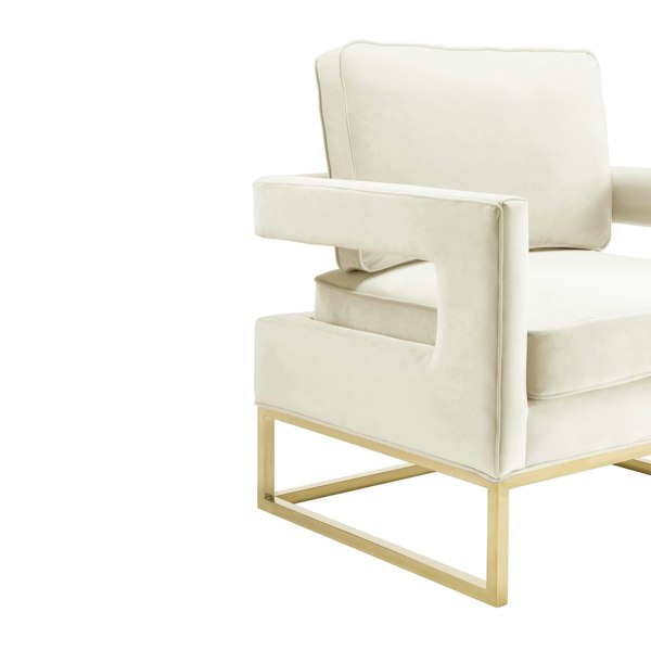 Furniture Edit Avery Cream Velvet Chair