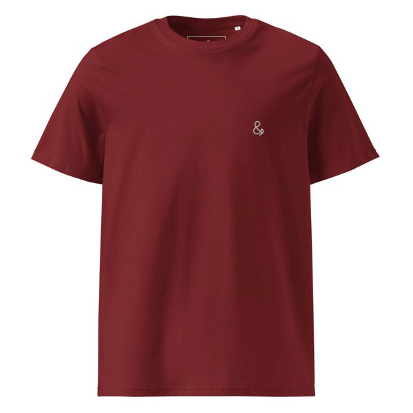 ANCHOR & CREW Ampersand Signature Organic Cotton Embroidered T-Shirt