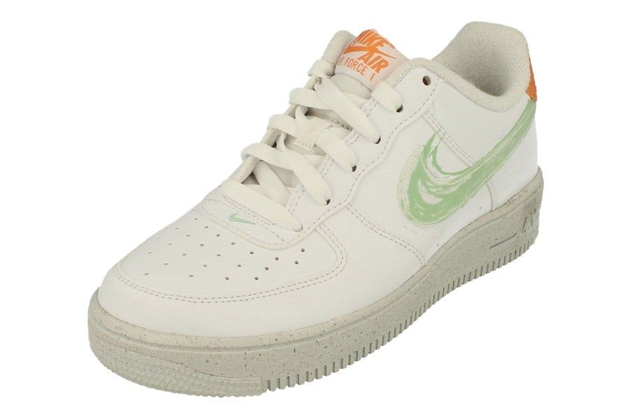 Nike Air Force 1 Crater GS Trainers Dx3067  100 - White Enamel Green 100 - Photo 0