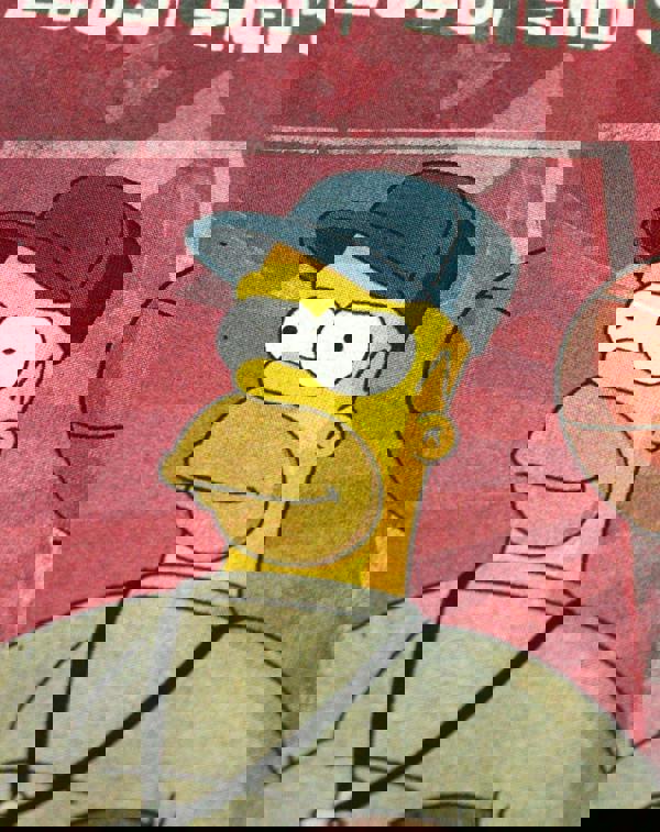 The Simpsons Mens Black Simpsons & Ming Short Sleeved T-Shirt