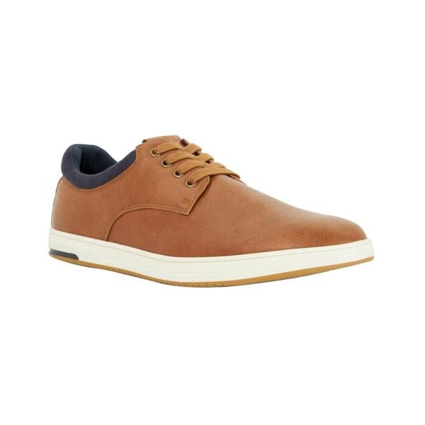 Dune London Mens Tamsen Lace Up Trainers - Tan - 