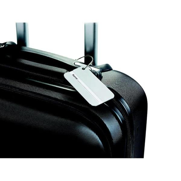MidOcean Taggy Aluminium Luggage Tag - Matt Silver - 