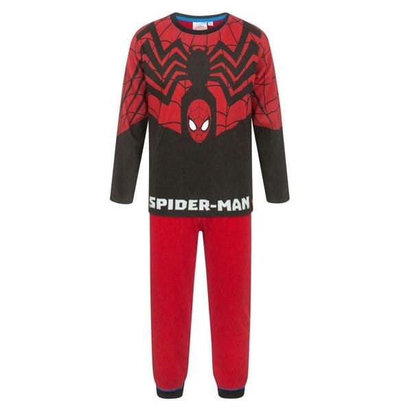 Spider-Man Boys Long Pyjama Set - Red/Black