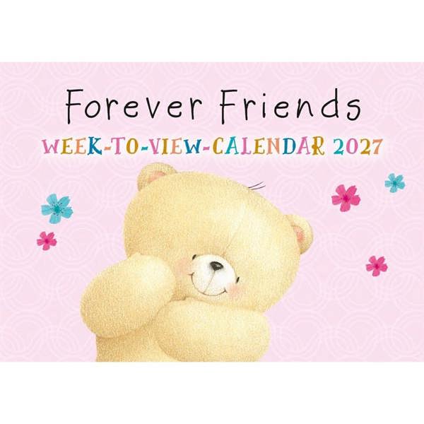 Forever Friends A4 Family Planner 2027, Family Planners, Month To View, Family, Gift